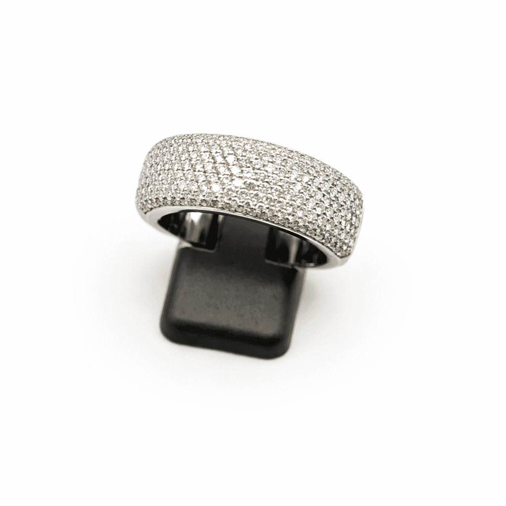 BAGUE EN OR GRIS