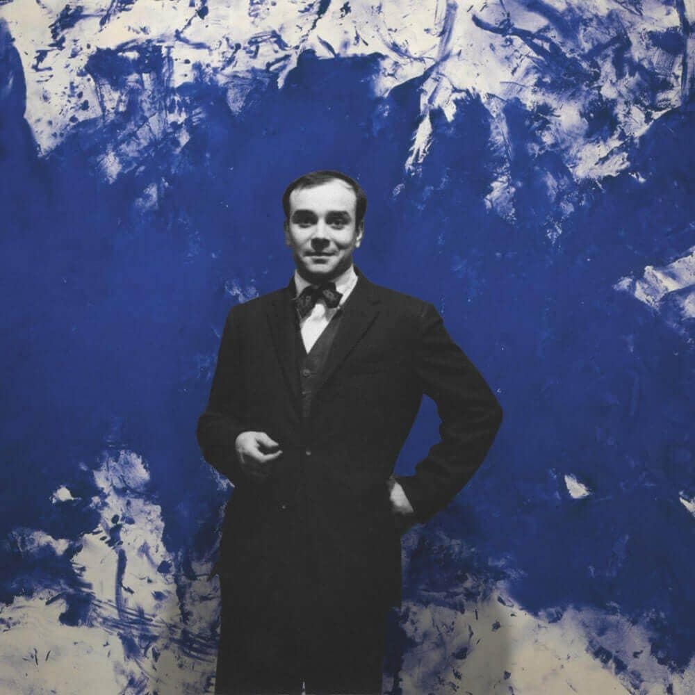 Portrait de Yves Klein — peinture — Nouveau Réalisme