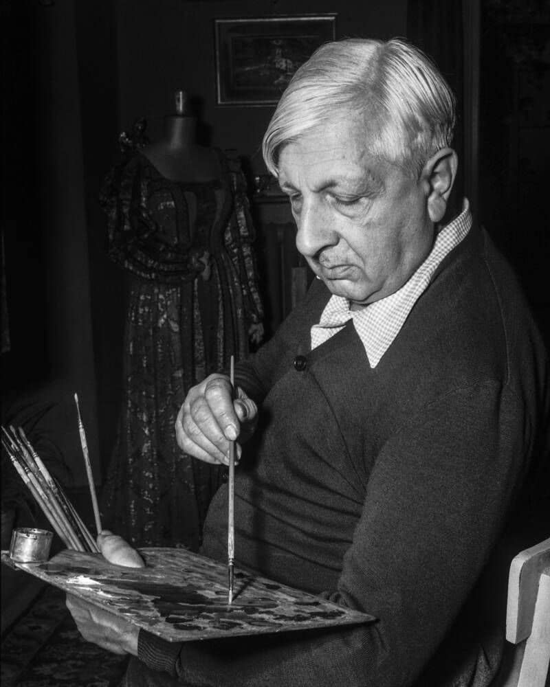Portrait de Giorgio de Chirico — peinture — Art Métaphysique