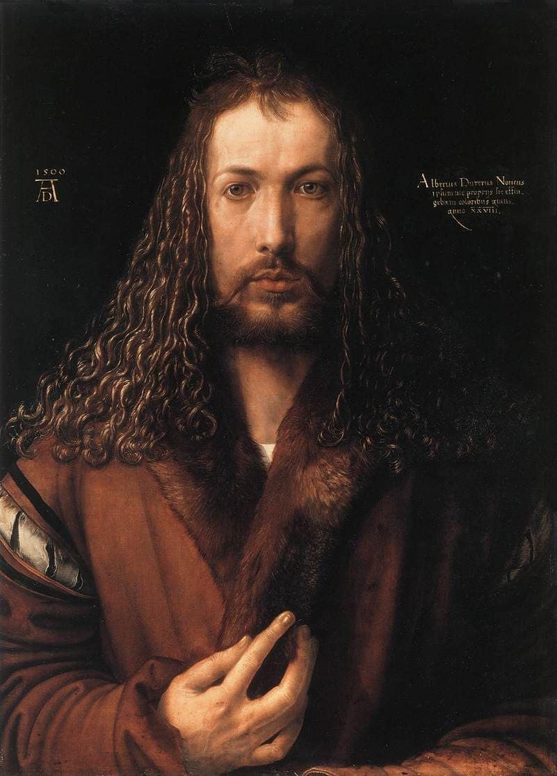 Portrait de Albrecht Dürer - gravure - Renaissance du Nord