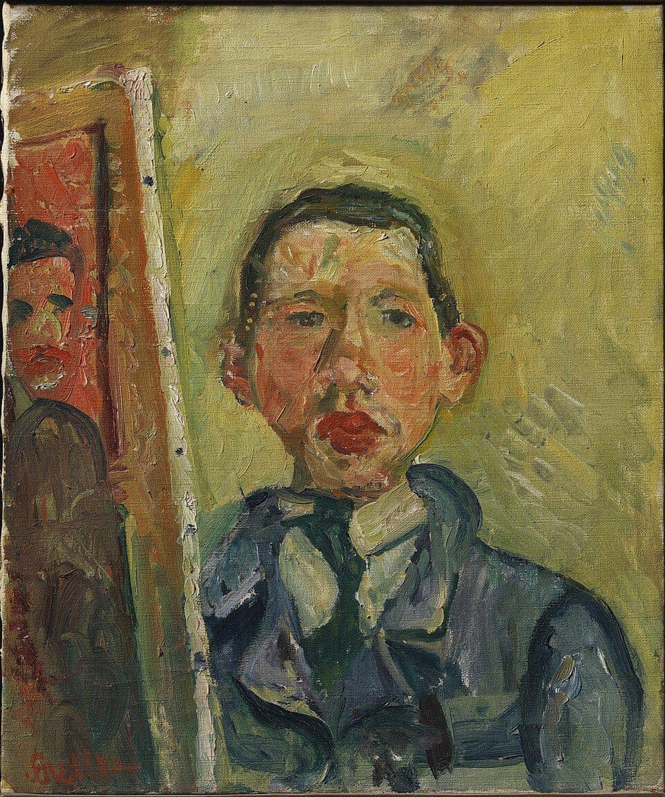Portrait de Chaïm Soutine - peinture - École de Paris