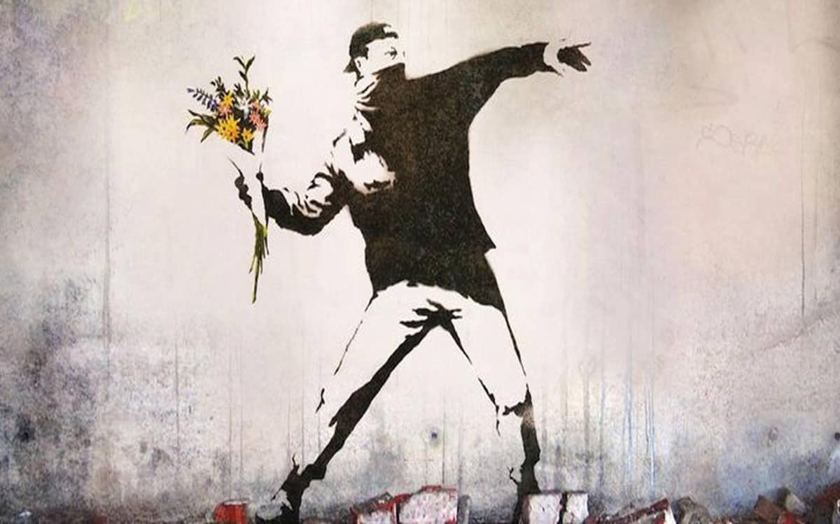 Portrait de Banksy - gravure - Street Art