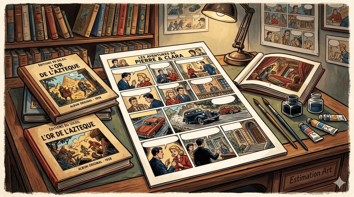 Bandes dessinées originales : planches, albums — guide d'estimation