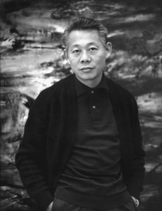 Portrait de Zao Wou-Ki — peinture — Abstraction lyrique