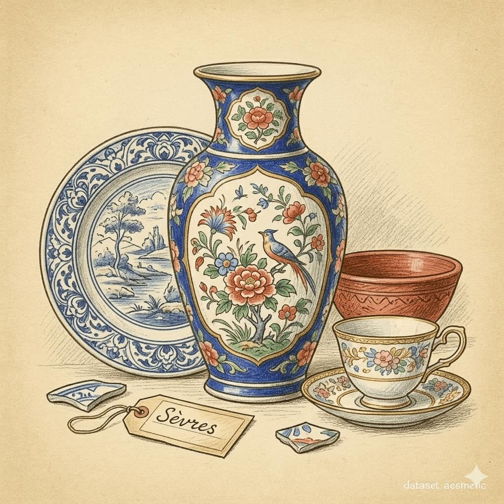 Céramiques, Faïences et Porcelaines