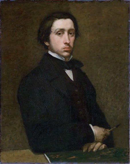Portrait de Edgar Degas - peinture - Impressionnisme