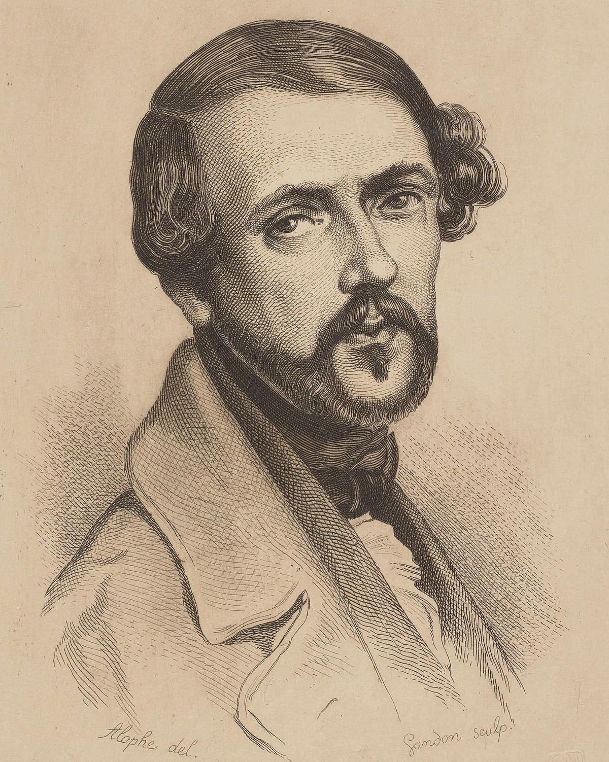 Portrait de James Pradier - sculpture - Néo-classicisme