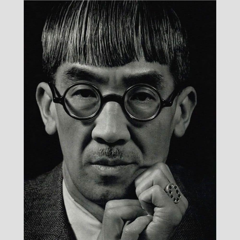 Portrait de Léonard Tsuguharu Foujita — peinture — École de Paris