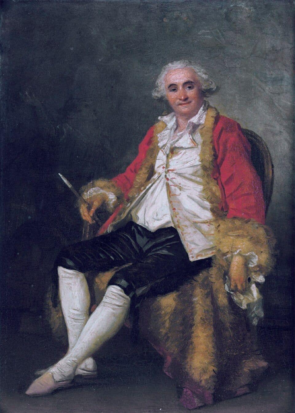 Portrait de Jean-Honoré Fragonard — peinture — Rococo