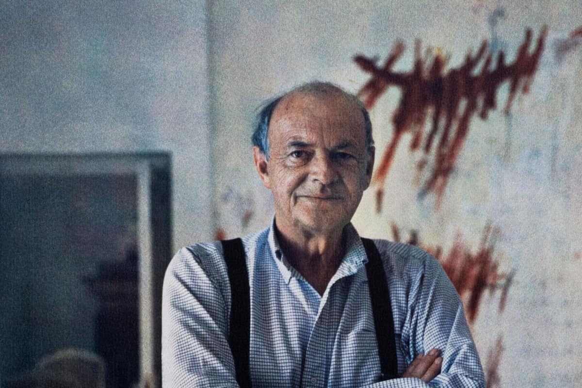 Portrait de Cy Twombly - peinture - Expressionnisme abstrait