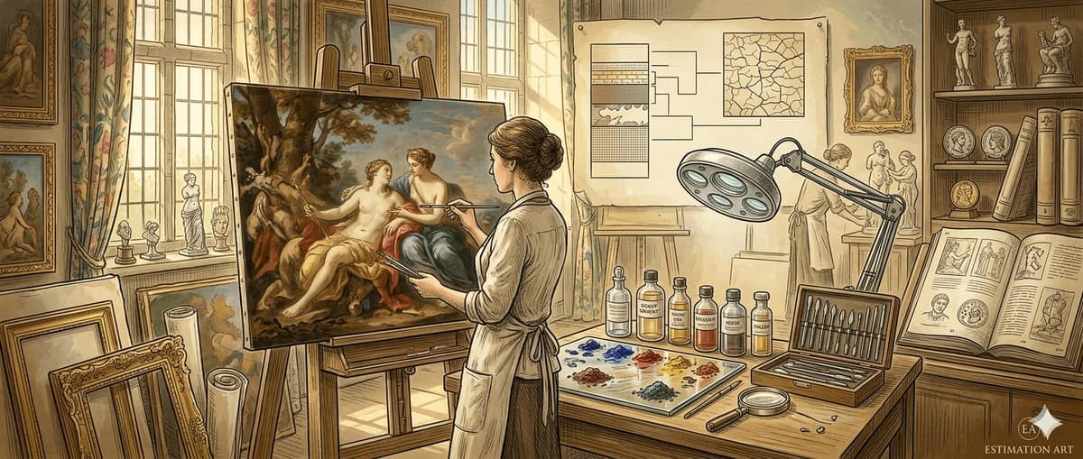 Comment restaurer un tableau : ce qu'il faut savoir avant d'agir