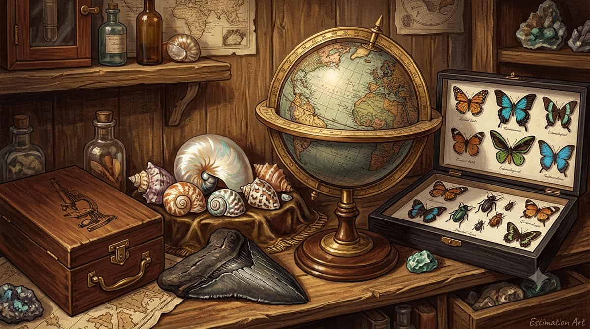 Cabinets de curiosités : comment estimer un ensemble ?