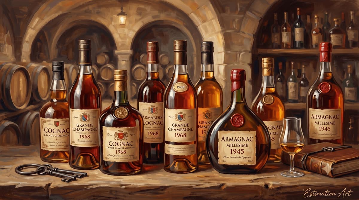 Cognac et armagnac millésimés : guide d'estimation