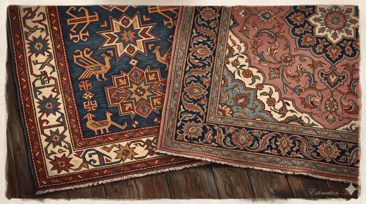Tapis caucasiens vs tapis persans : les différences qui comptent