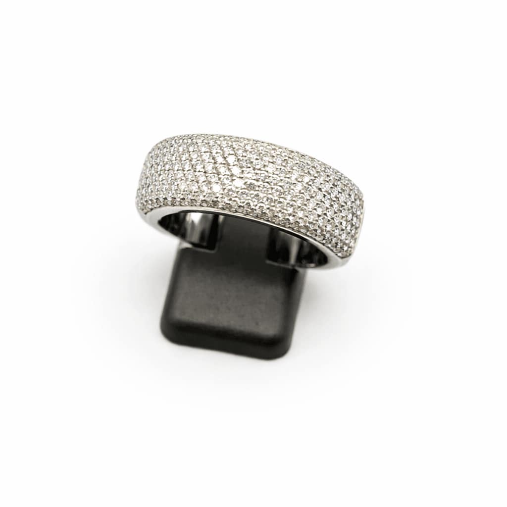 BAGUE EN OR GRIS