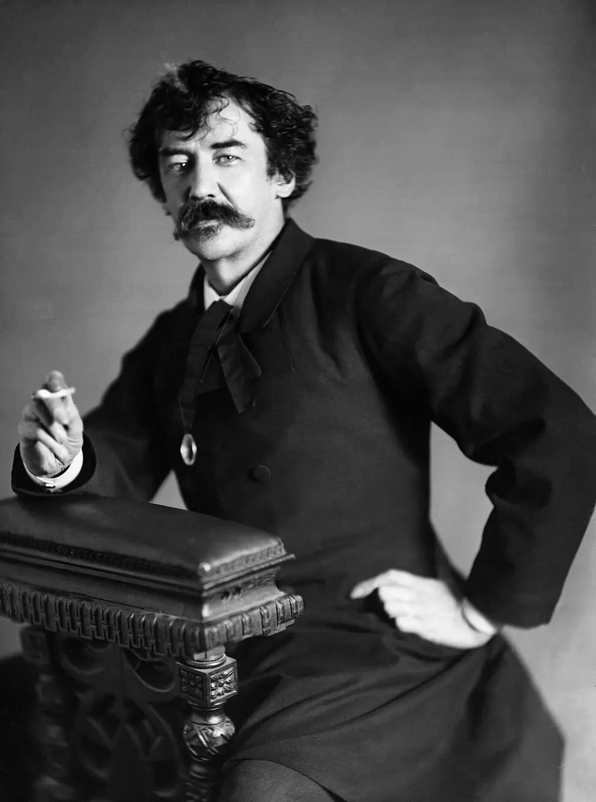 Portrait de James Abbott McNeill Whistler - peinture - Tonalisme
