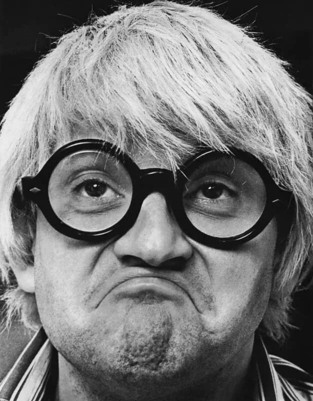 Portrait de David Hockney - peinture - Pop Art