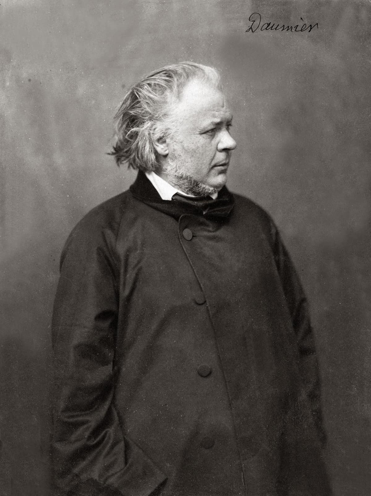 Portrait de Honoré Daumier - gravure - Réalisme