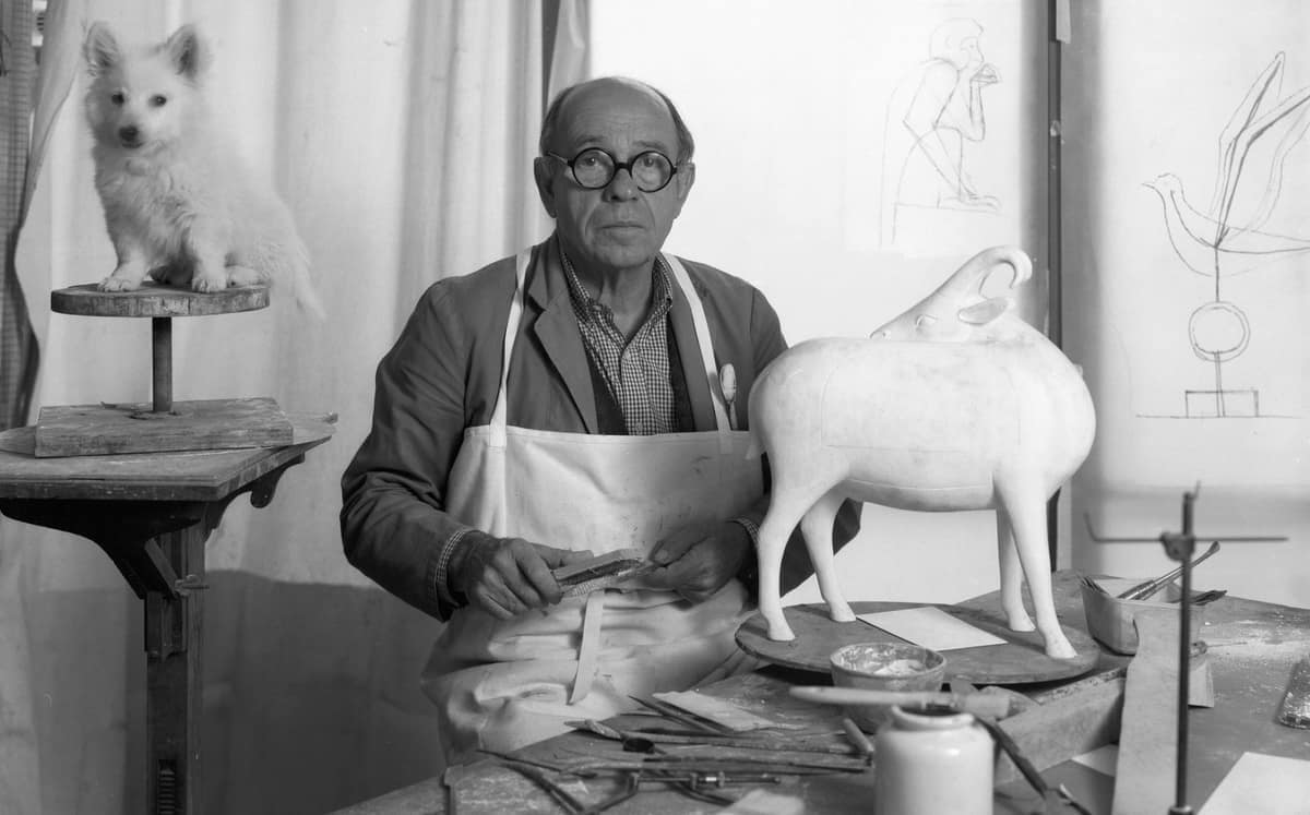 Portrait de François-Xavier Lalanne - sculpture - Surréalisme