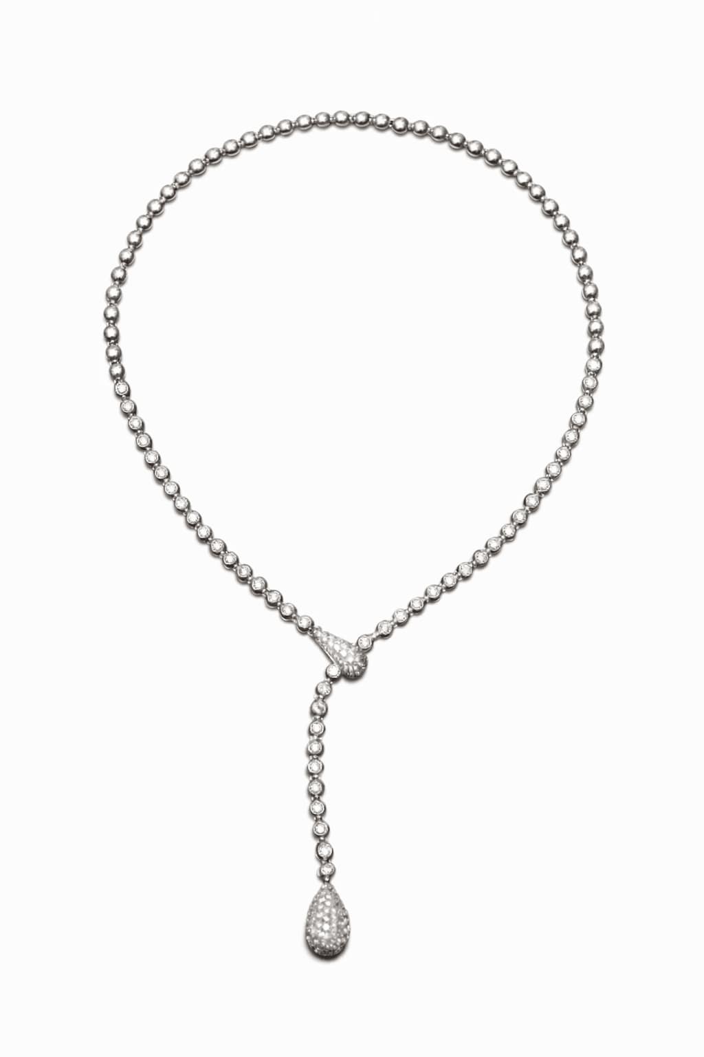 COLLIER ARTICULÉ EN OR GRIS