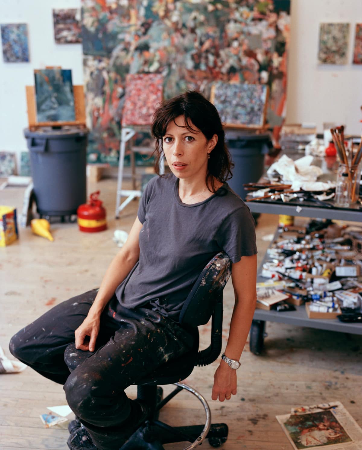 Portrait de Cecily Brown - peinture - Néo-figuration