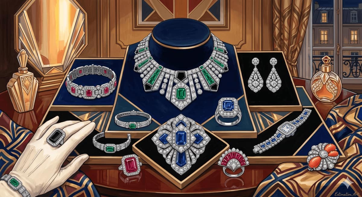Joaillerie Art Déco : les maisons, les styles, le marché actuel