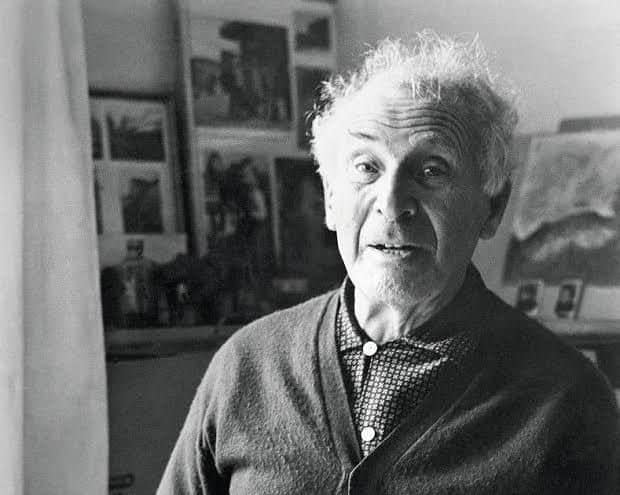 Portrait de Marc Chagall — peinture — École de Paris