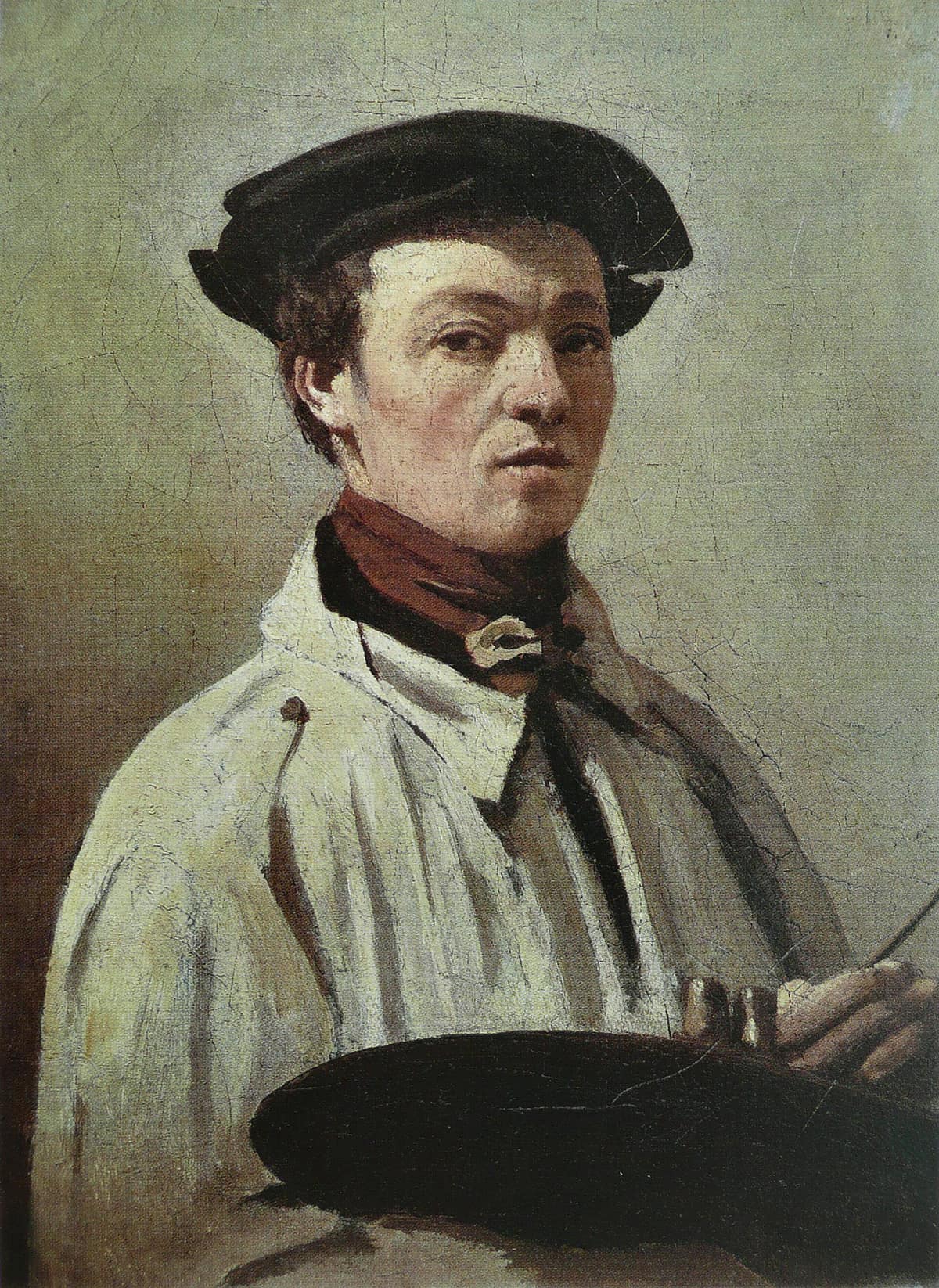 Portrait de Jean-Baptiste Camille Corot — peinture — Réalisme