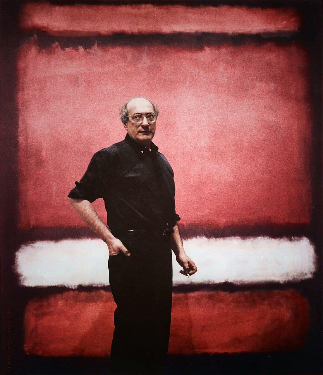 Portrait de Mark Rothko — peinture — Expressionnisme abstrait