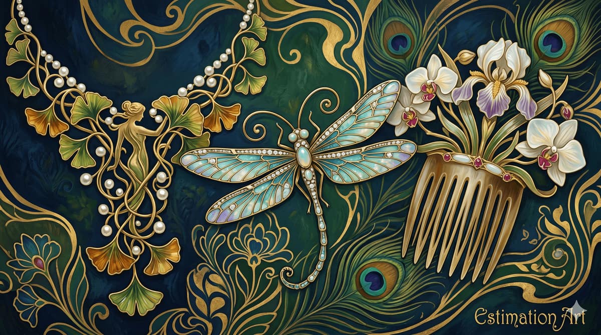 Bijoux Art Nouveau : Lalique, Fouquet, Vever — guide d'estimation