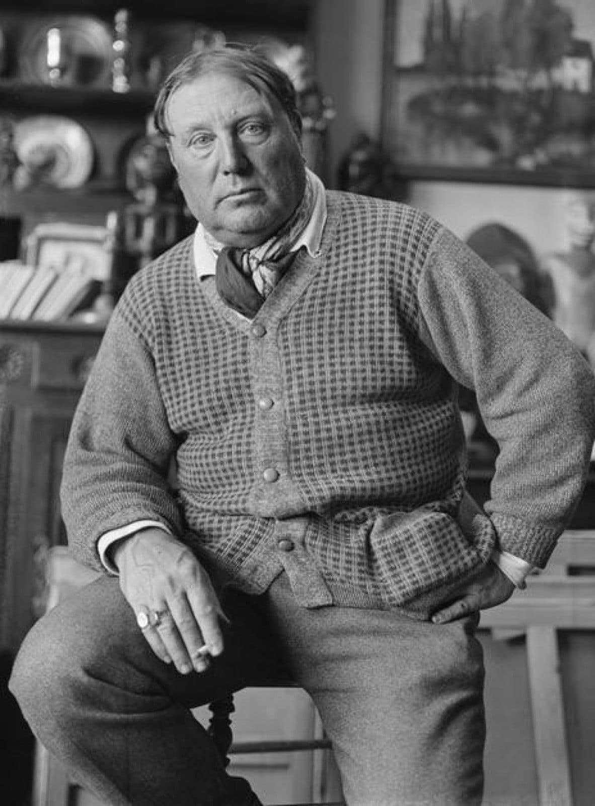 Portrait de Maurice de Vlaminck - peinture - Fauvisme