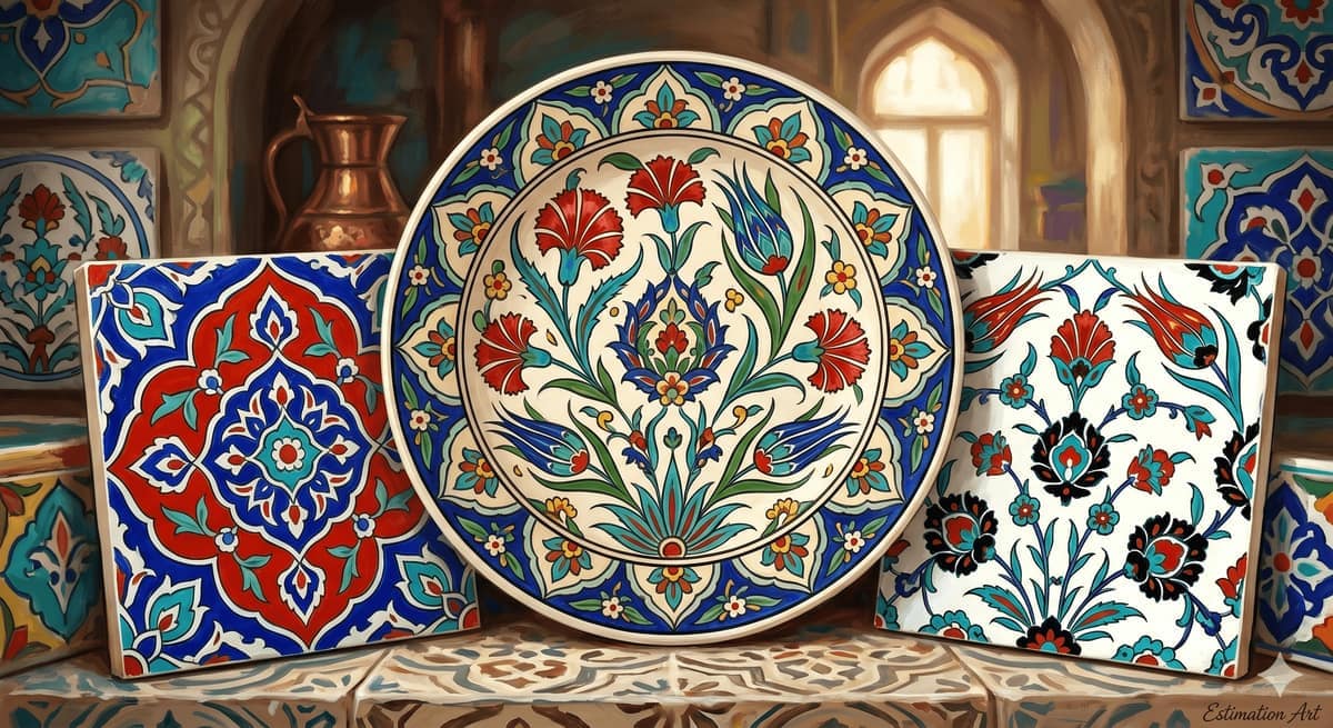 Céramiques d'Iznik et de Kütahya : comment les reconnaître