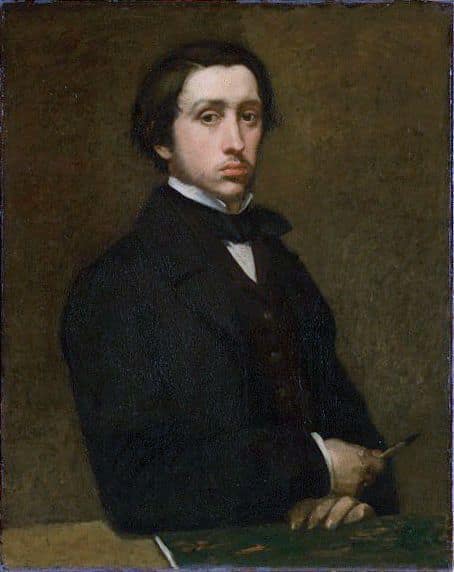 Portrait de Edgar Degas — peinture — Impressionnisme