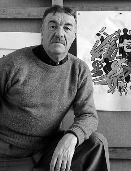 Portrait de Fernand Léger - peinture - Cubisme