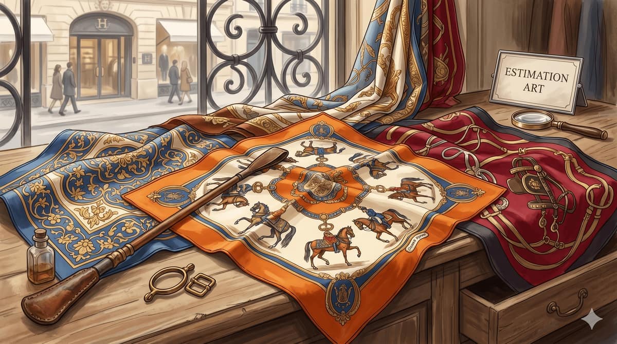Carrés de soie Hermès : quelles séries valent le plus cher ?