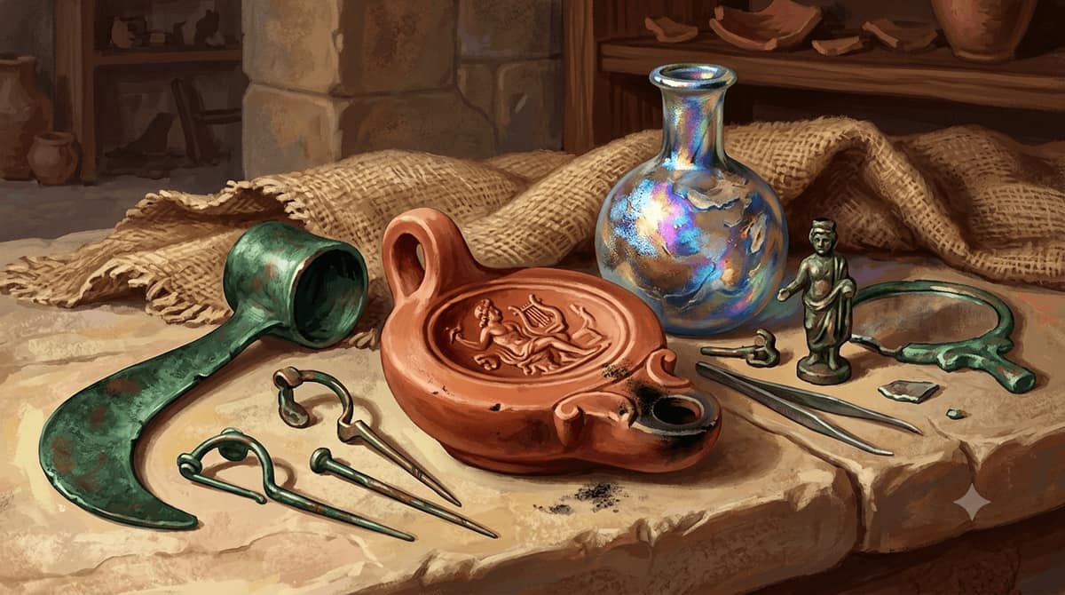 Lampes à huile antiques : objets du quotidien à estimer