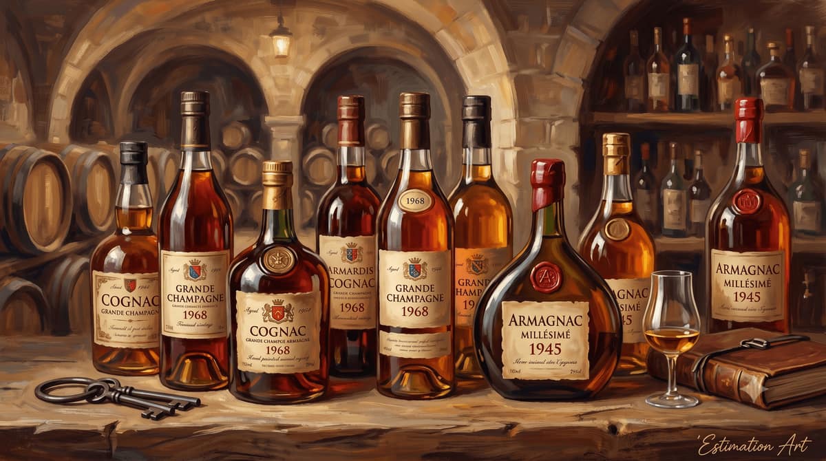 Cognac et armagnac millésimés : guide d'estimation