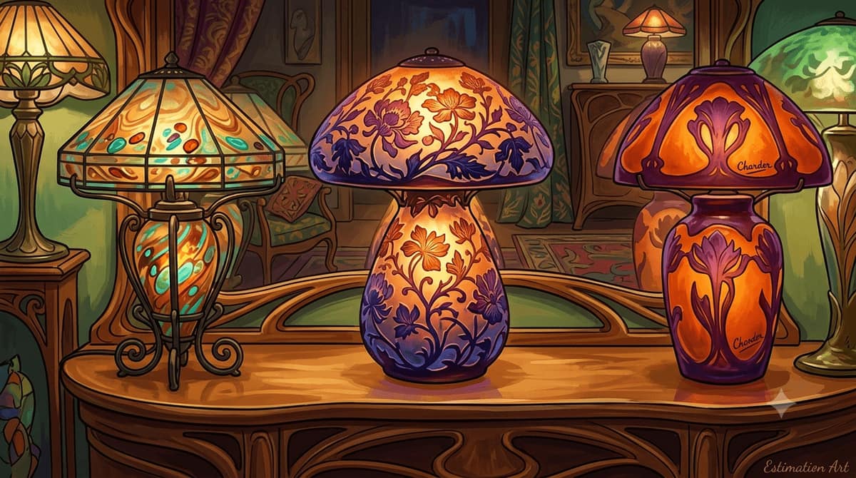 Lampes Art Nouveau et Déco : au-delà de Gallé et Lalique ?