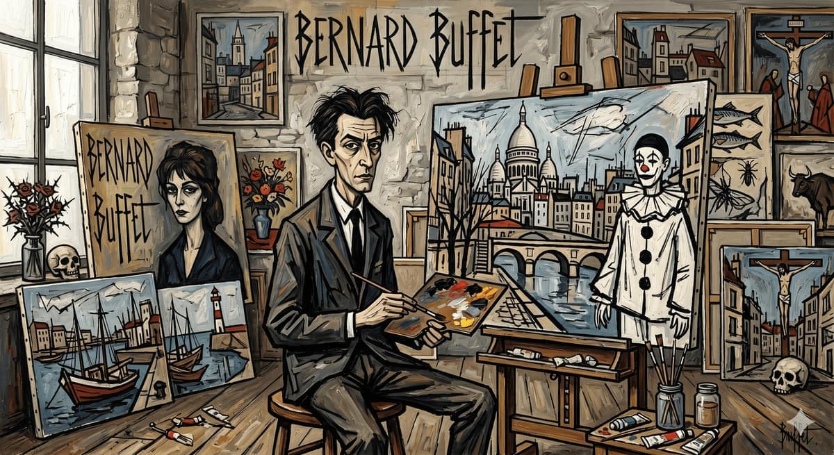 Bernard Buffet : cote, périodes et comment repérer un faux