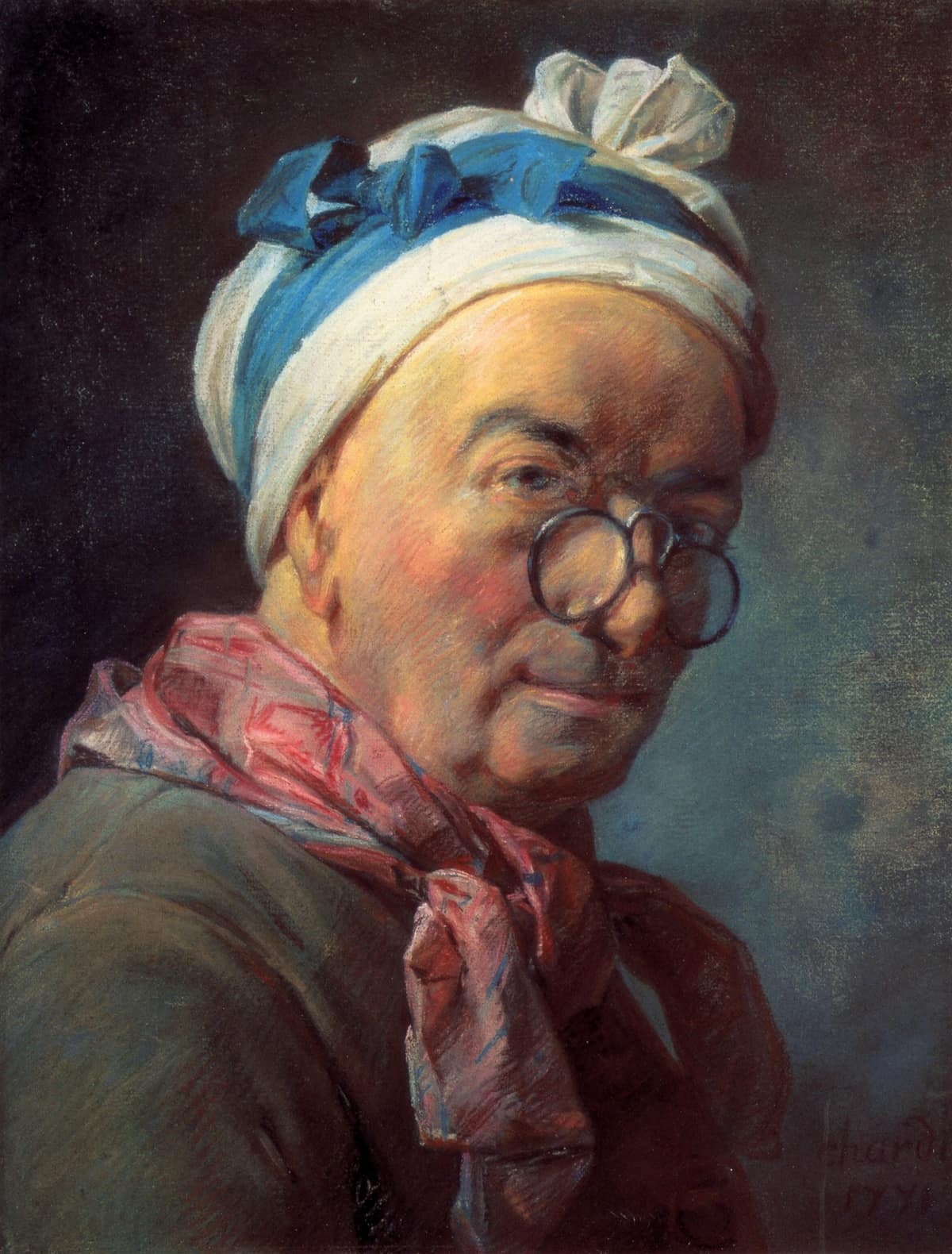 Portrait de Jean-Baptiste Siméon Chardin - peinture - Réalisme