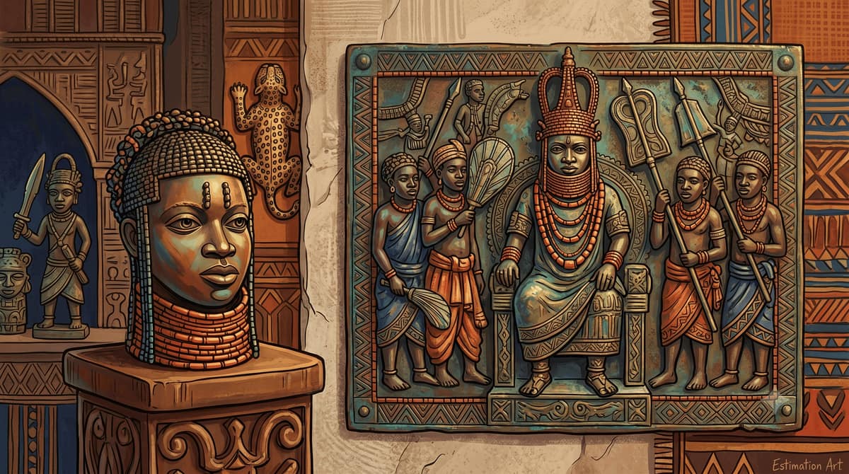 Bronzes du Bénin : histoire, restitutions et marché