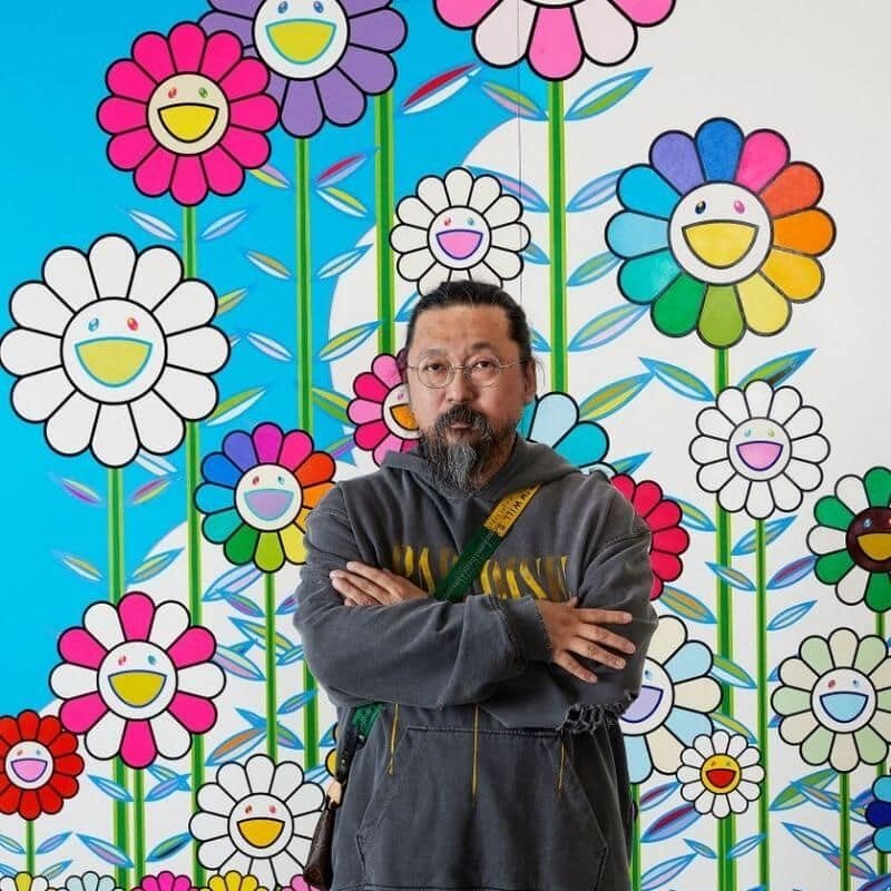Portrait de Takashi Murakami — peinture — Superflat